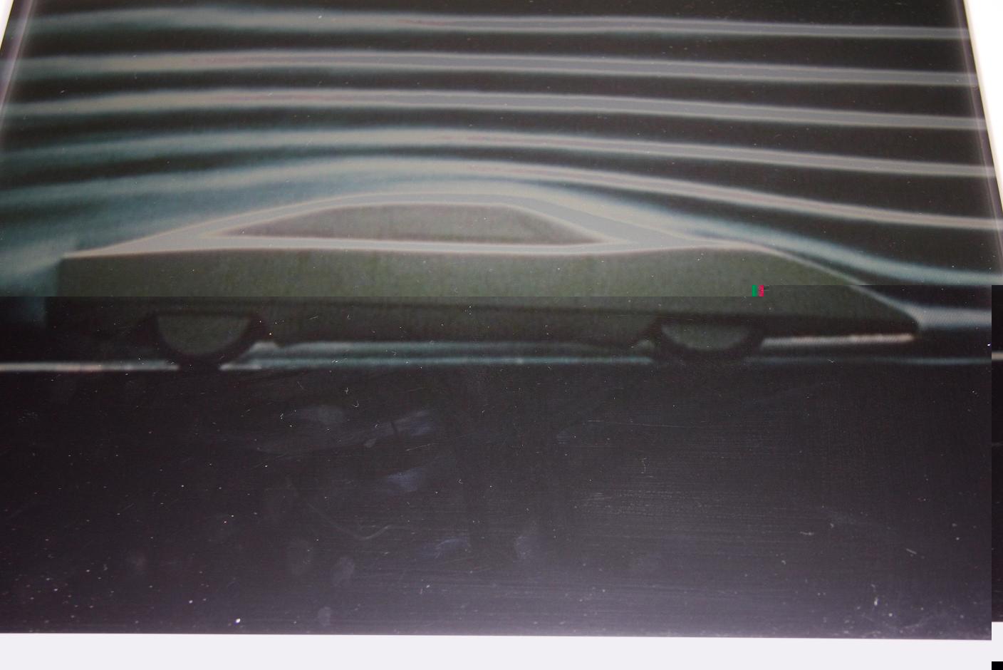 Klei model in windtunnel