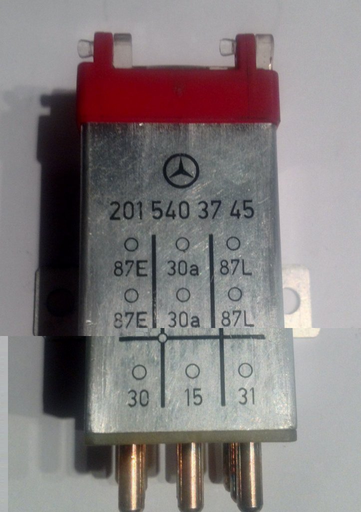 Overspanningsrelais, ABS 201 540 37 45 OEM Nummer