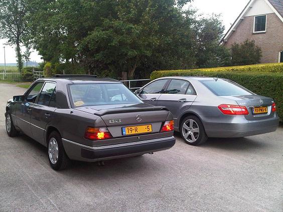 W124 vs. W212 220 CDI classic op 19"